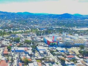 Vista aérea de la ciudad de Tecate, Baja California