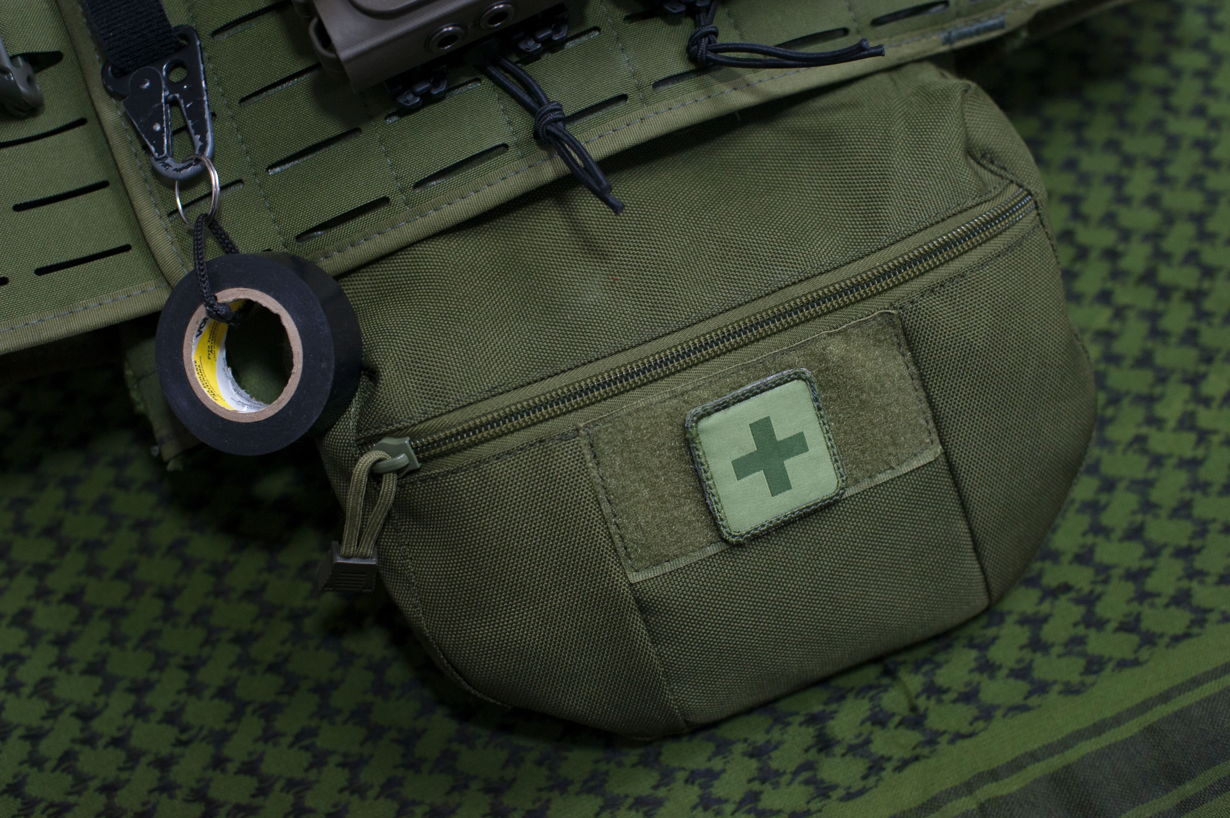 Fotografía de una mochila de emergencia 