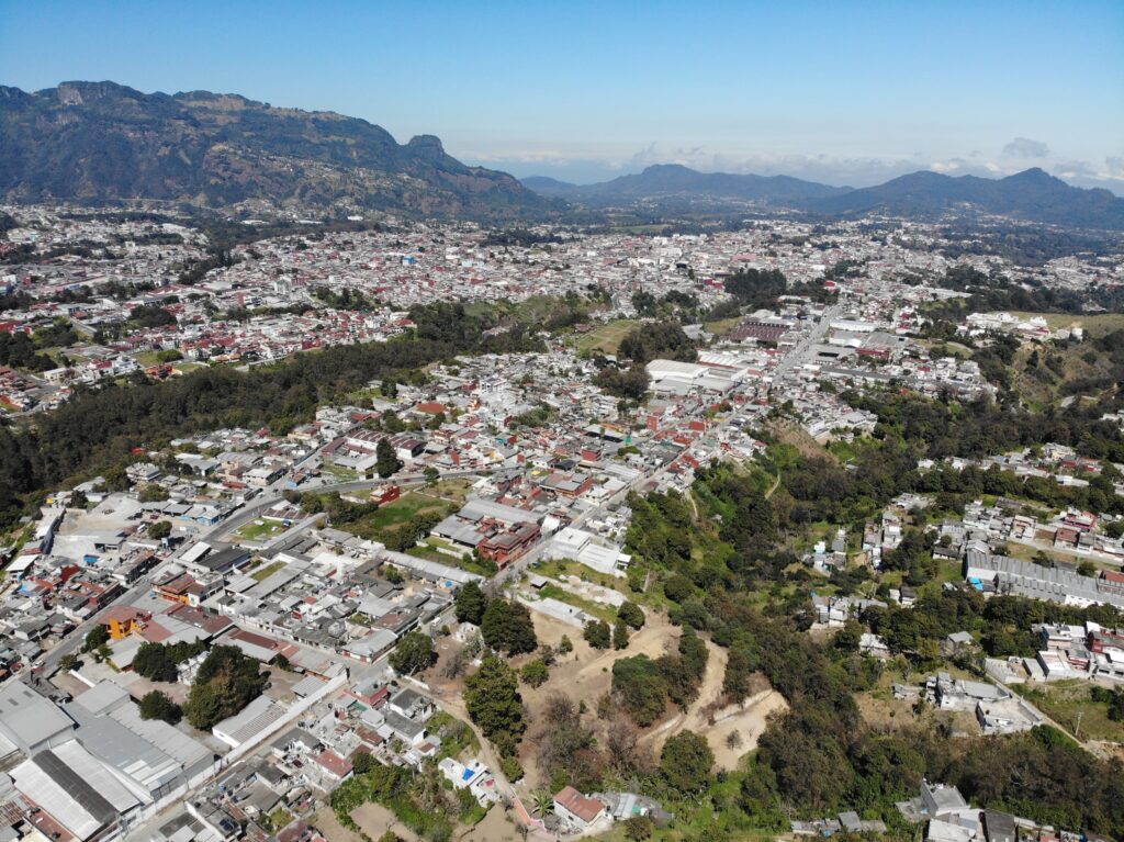 Vista aérea de la ciudad de Teziutlán