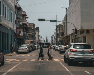 vista de las calles de Córdoba, Veracruz.