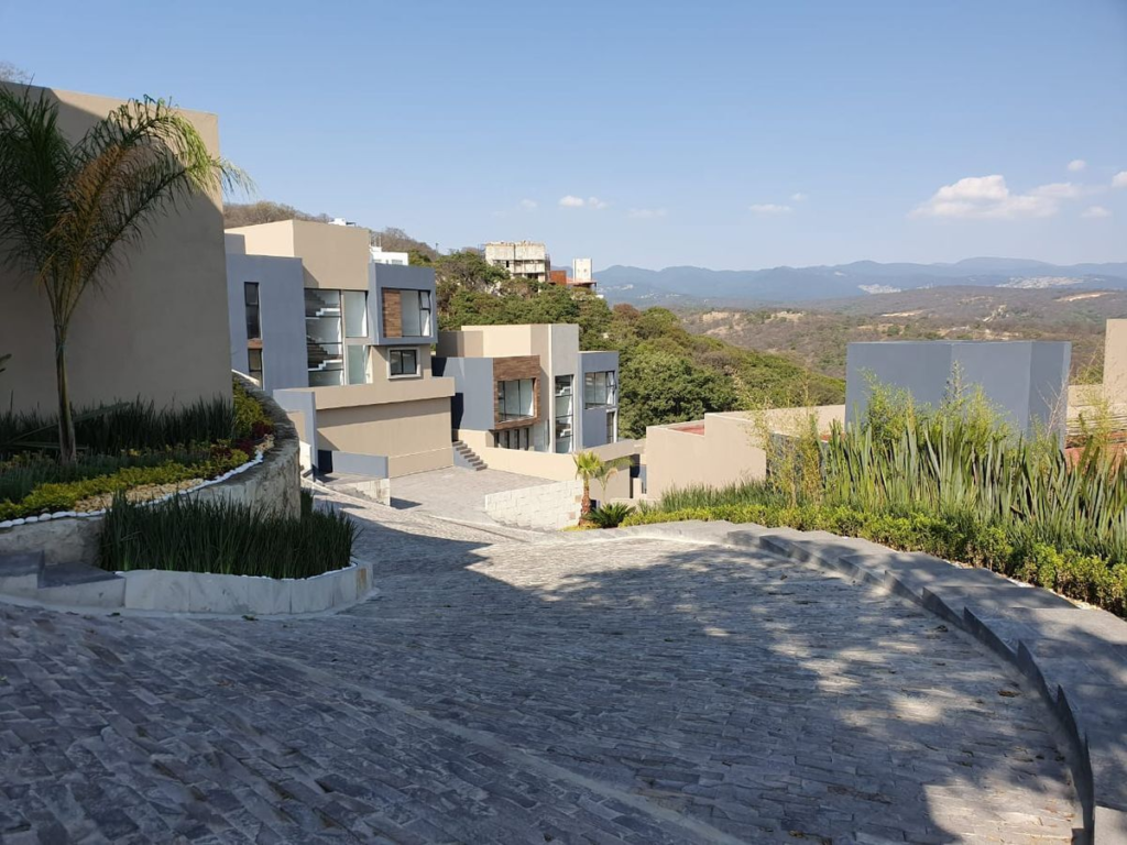 Imagen panorámica de una zona residencial en el Condado de Sayavedra, Atizapán