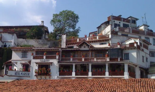 Vista ilustrativa de un conjunto de departamentos en la ciudad de Taxco