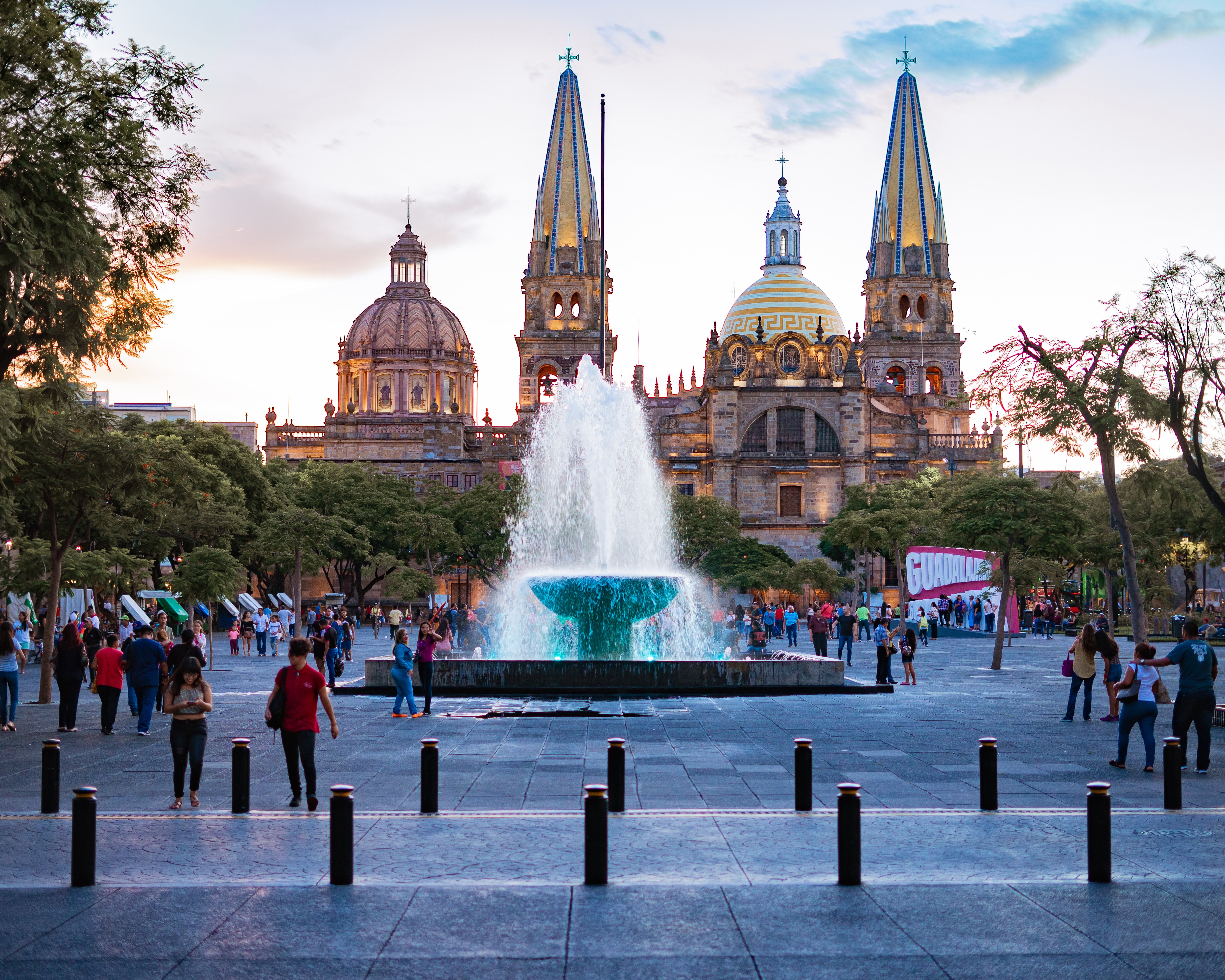 Vista del centro de Zapopan