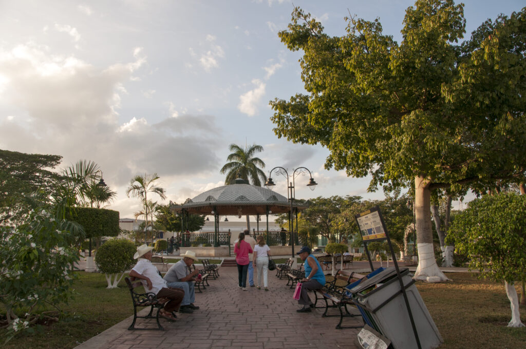 Parque en Tizimín, Yucatán.