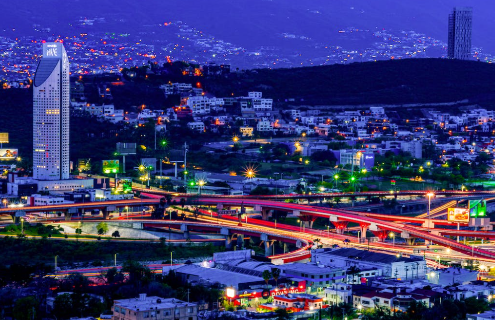 Imagen panorámica de Monterrey, Nuevo León