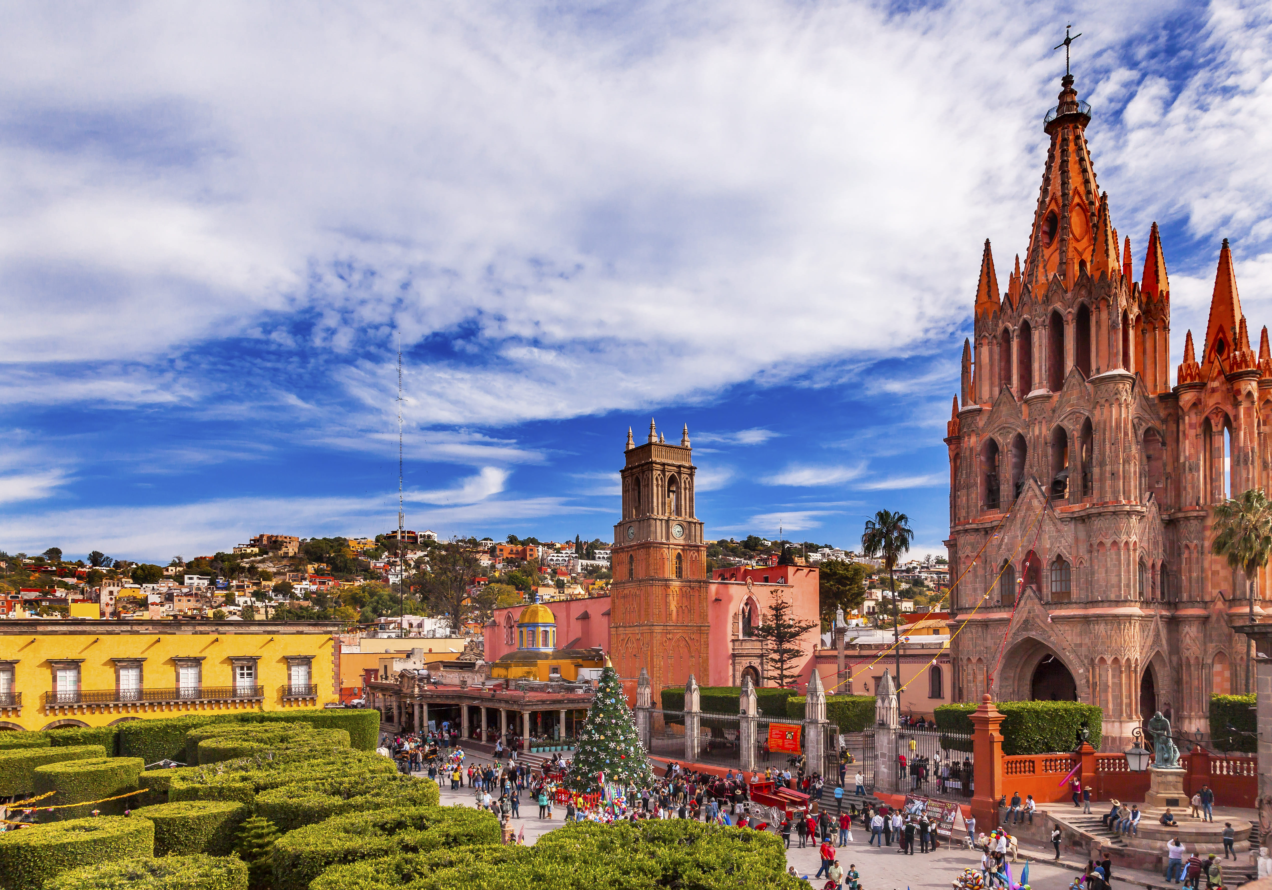 Imagen panorámica de San Miguel Allende, Guanajuato, México