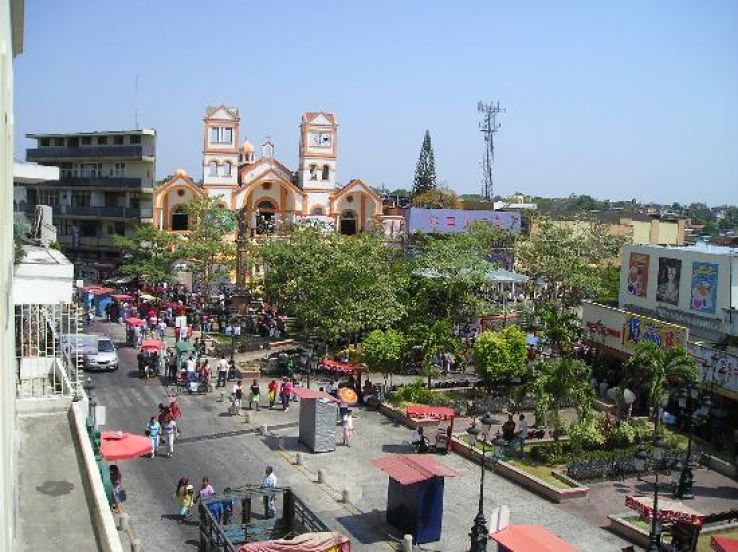 Vista del centro de Minatitlán