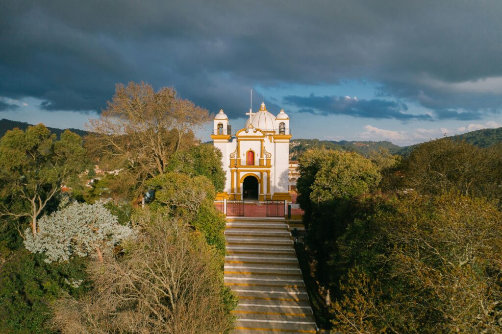 Imagen ilustrativa de una iglesia en Copainalá, Chiapas